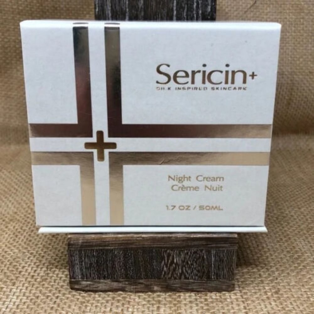 SERICIN+ NOURISHING NIGHT CREAM-SILK INSPIRED-1.7 fl oz/ 50 ml -BRAND NEW-SEALED